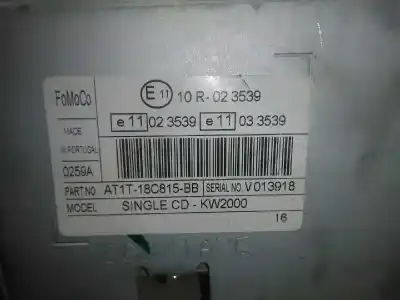 Автозапчасти б/у аудиосистема / радио cd за ford transit connect (tc7) 1.8 tdci cat ссылки oem iam at1t18c815bb  