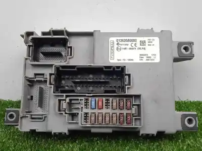 Second-hand car spare part FUSE BOX UNIT for CITROEN NEMO FURGONETA/MONOVOLUMEN (AA_)  OEM IAM references 01363580080  