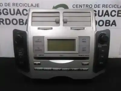 Peça sobressalente para automóvel em segunda mão sistema de áudio / rádio cd por toyota yaris (ksp9/scp9/nlp9) 1.4 turbodiesel cat referências oem iam 861200d010