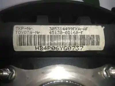 Автозапчастина б/у передня ліва подушка безопасности для toyota yaris (ksp9/scp9/nlp9) 1.4 turbodiesel cat посилання на oem iam 451300d160  