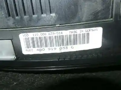 Автозапчастина б/у панель інструментів для audi a8 (d2) 2.5 tdi 150 cv / 110 kw посилання на oem iam 110008639014 - 4d0919033g  