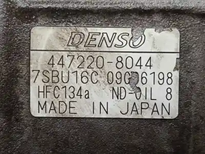 Second-hand car spare part air conditioning compressor for saab 9-5 berlina 3.0 v6 cat oem iam references 4472208044 7sbu16c 