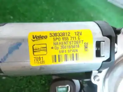 Second-hand car spare part rear windshield wiper motor for seat altea xl (5p5, 5p8) 1.2 tsi oem iam references 5p0955711c - 53033812  