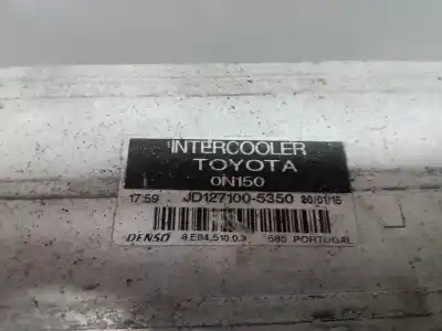 Peça sobressalente para automóvel em segunda mão intercooler por toyota auris (_e15_) 1.4 d-4d (nde150_) referências oem iam jd1271005350 altura: 145mm ancho: 270mm