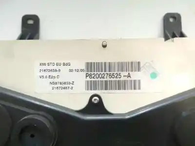 Pezzo di ricambio per auto di seconda mano pannello degli strumenti per renault clio ii fase ii (b/cb0) 1.5 dci diesel 65 cv / 48 kw riferimenti oem iam p8200276525a - 216726389 - ns8785853z - 216724872  