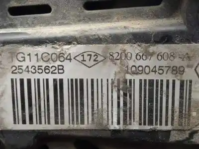 Second-hand car spare part alternator for nissan note (e11e) visia oem iam references tg11c064 - 8200667608 polea.embrague - 6.canales 110ah - valeo