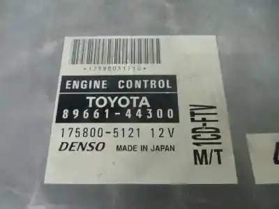 Автозапчасти б/у блок управления двигателем за toyota avensis verso (m20) 2.0 turbodiesel cat ссылки oem iam 8966144300 - 1758005121  