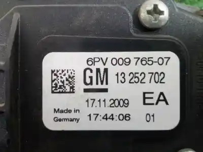 Pezzo di ricambio per auto di seconda mano potenziometro a pedale per opel astra j (p10) 1.7 cdti (68) riferimenti oem iam 13252702 - 6pv00976507  