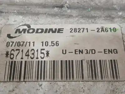Автозапчастина б/у інтеркулер для hyundai i30cw 1.6 crdi cat посилання на oem iam 282712a610 - 282702a611  315x129x64