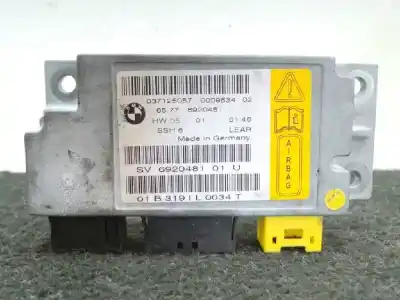 Peça sobressalente para automóvel em segunda mão centralina de airbag por bmw serie 7 (e65/e66) 3.6 v8 32v cat referências oem iam 65776920481 - sv692048101u