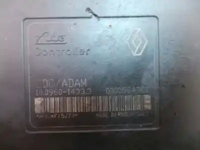 Автозапчастина б/у абс для renault laguna ii (bg0) 1.9 dci diesel cat посилання на oem iam 10096014333 - 8200159837e - p5ct2aay4 - 1002060168  