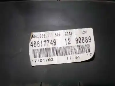 Recambio de automóvil de segunda mano de cuadro instrumentos para fiat doblo (119) 1.9 jtd sx referencias oem iam   