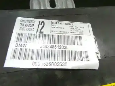 Автозапчасти б/у подушка безопасности передняя правая за bmw x5 (e53) 3.0 i ссылки oem iam 34824861203l  
