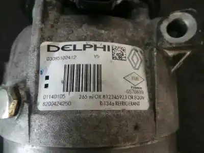 Автозапчасти б/у компрессор кондиционера воздуха за renault laguna ii (bg0/1_) 2.2 dci (bg0f) ссылки oem iam 01140105 - 8200424250  