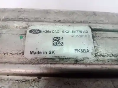 Second-hand car spare part intercooler for ford transit custom kombi 2.0 tdci cat oem iam references gk216k775ad altura: 163mm ancho: 450mm