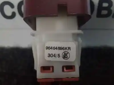 Peça sobressalente para automóvel em segunda mão interruptor 4 piscas - emergência por peugeot 407 2.0 16v hdi cat (rhr / dw10bted4) referências oem iam 96464896kr  