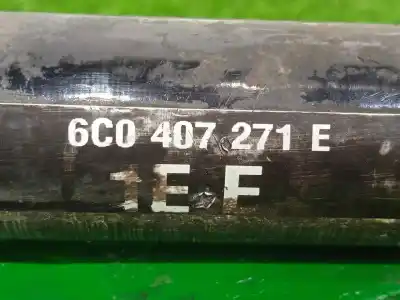 Second-hand car spare part front left transmission for skoda fabia combi 1.4 tdi dpf oem iam references 6c0407271e l549mm 