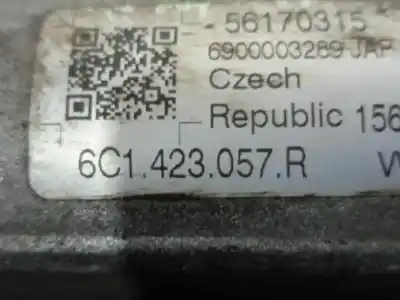 Автозапчастина б/у рульмова рейка для skoda fabia combi 1.4 tdi dpf посилання на oem iam 6c1423057r  jtek - l1392mm