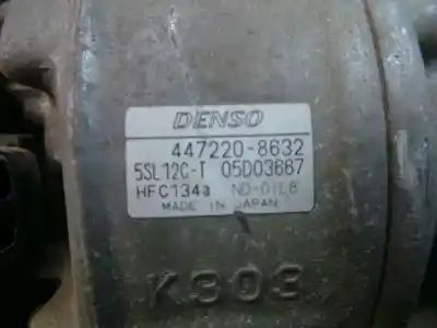 Автозапчасти б/у компрессор кондиционера воздуха за fiat stilo (192_) 1.6 16v (192_xb1a) ссылки oem iam 4472208632 5sl12c denso - 4.canales