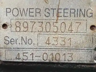 Second-hand car spare part steering box for isuzu n-series npr / nqr (npc6sc) npr 77 oem iam references 897305047 - 45101013  