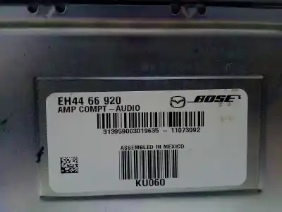 Автозапчастина б/у аудіо система / радіо cd для mazda cx-7 (er) 2.2 mzr-cd awd (er10a) посилання на oem iam eh4466920 - ku060  