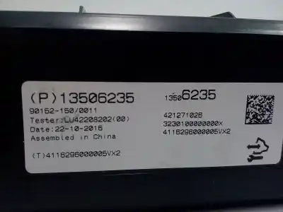 Автозапчасти б/у электронный модуль за opel mokka 1.4 16v turbo (bivalent. gasolina / lpg) ссылки oem iam 13506235 - 421271026  