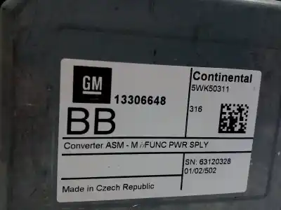 Peça sobressalente para automóvel em segunda mão módulo eletrônico por opel mokka 1.4 16v turbo (bivalent. gasolina / lpg) referências oem iam 13306648 - 5wk50311 - 63120328  