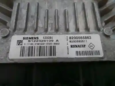 Second-hand car spare part ecu engine control for nissan tiida (c11x/sc11x) 1.5 dci turbodiesel cat oem iam references s122326109a - 8200565863 - 8200592611 - sid301  
