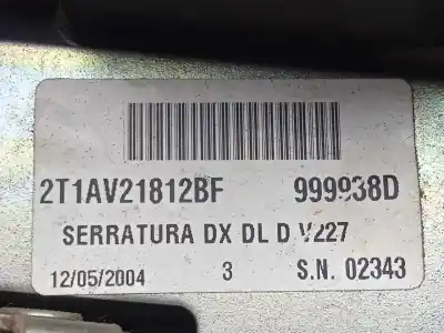 Автозапчастина б/у замок передній праві двері для ford transit connect (tc7) 1.8 tdci cat посилання на oem iam 2t1av21812bf  