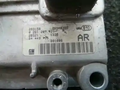 Pezzo di ricambio per auto di seconda mano centralina motore per opel corsa c 1.0 12v cat (z 10 xe / lw3) riferimenti oem iam 0261207421  