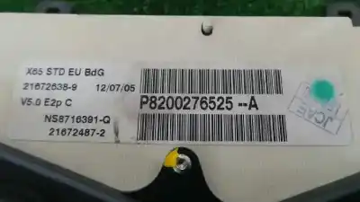 Автозапчастина б/у панель інструментів для renault clio ii fase ii (b/cb0) 1.5 dci diesel посилання на oem iam p8200276525a 216724872 