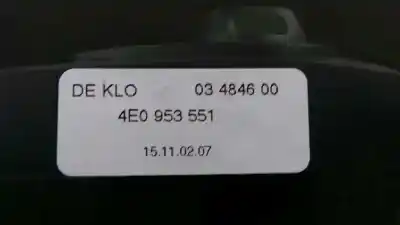 Автозапчастина б/у вимикач для audi a8 (4e2) 4.2 quattro посилання на oem iam 4e0953551  
