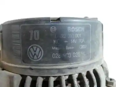 Recambio de automóvil de segunda mano de alternador para volkswagen vento (1h2) 1.6 referencias oem iam 0123310001 - 028903025h  vag.70 - 4.patillas