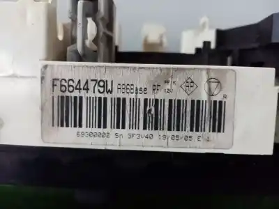 Peça sobressalente para automóvel em segunda mão comando de sofagem (chauffage / ar condicionado)  por citroen c2 (jm_) 1.4 referências oem iam f664479w  