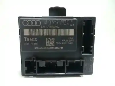 Peça sobressalente para automóvel em segunda mão centralina do motor por audi a6 berlina (4f2) 2.0 tdi referências oem iam 4f0959792c - 4f0910792c - 0033tfk0001