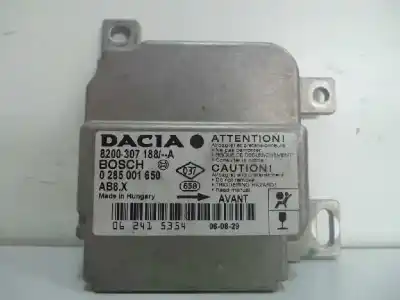 Автозапчасти б/у блок управления подушками безопасности за dacia logan (ls_) 1.6 (lsob lsod lsof lsoh) ссылки oem iam 8200307188a - 0285001650 - 062415354