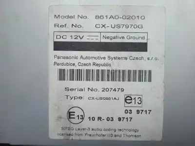Gebrauchtes Autoersatzteil elektronisches modul zum toyota auris (_e15_) 1.4 d-4d (nde150_) oem-iam-referenzen 861a002010 - cxus7970g  