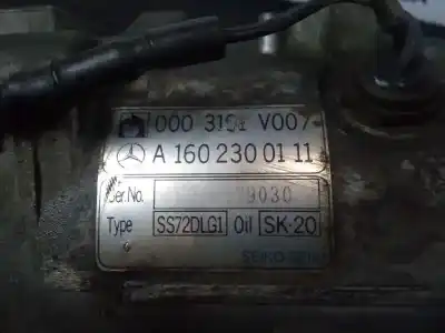 Second-hand car spare part air conditioning compressor for smart coupe 0.6 turbo cat oem iam references   3.canales