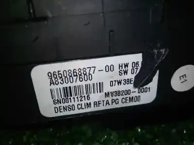 Автозапчасти б/у климат-контроль за citroen c4 picasso i monospace (ud_) 1.6 hdi ссылки oem iam 9650868877 - a83007600 - 965086887700  