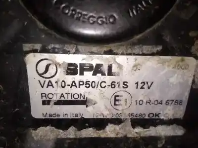 Автозапчастина б/у електро вентилятор для iveco daily ka 3.0 diesel cat посилання на oem iam 03565480 - va10ap50c61s  ø diametro: 310mm
