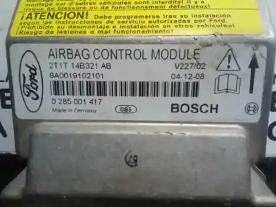 Pezzo di ricambio per auto di seconda mano centralina airbag per ford transit connect (tc7) 1.8 tdci cat riferimenti oem iam 0285001417 - 2t1t14b321ab  
