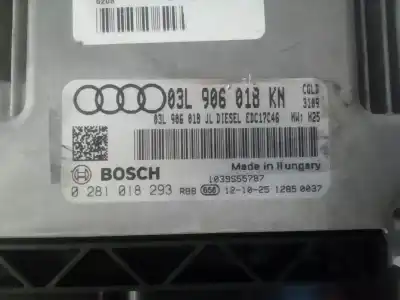 Автозапчасти б/у блок управления двигателем за audi a5 coupe (8t) 2.0 tdi ссылки oem iam 03l906018kn - 0281018293 - edc17c46 03l906018jl  