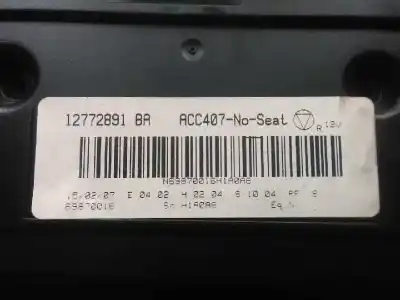 Автозапчастина б/у клімат-контроль для saab 9-3 combi (e50) 1.9 d посилання на oem iam 12772891 - 12772891ba  