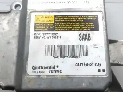 Автозапчастина б/у блок управління подушками безпеки для saab 9-3 combi (e50) 1.9 d посилання на oem iam 12771237 - 401662a6  