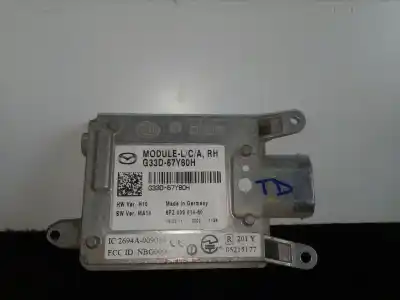 Pièce détachée automobile d'occasion unité de commande d'éclairage pour mazda cx-7 (er) 2.2 mzr-cd awd (er10a) références oem iam g33d67y80h - 6pz00901460