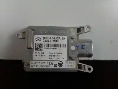 Pièce détachée automobile d'occasion unité de commande d'éclairage pour mazda cx-7 (er) 2.2 mzr-cd awd (er10a) références oem iam g33d67y90h - 6pz00901470