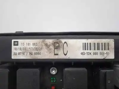 Second-hand car spare part fuse box unit for opel astra h gtc (a04) 1.7 cdti (l08) oem iam references 5dk00866851 - 13181662 - 743381  