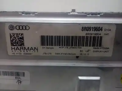 Автозапчасти б/у многофункциональный дисплей за audi a5 coupe (8t) 2.0 tdi ссылки oem iam 8r0919604  