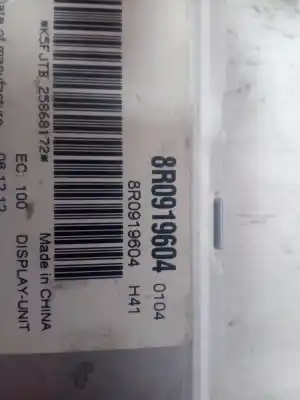 Автозапчасти б/у многофункциональный дисплей за audi a5 coupe (8t) 2.0 tdi ссылки oem iam 8r0919604  