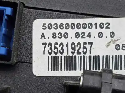 Peça sobressalente para automóvel em segunda mão comando de sofagem (chauffage / ar condicionado) por fiat stilo (192) 1.9 jtd cat referências oem iam 735319257  